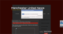 Desktop Screenshot of manunitedfc-news.blogspot.com