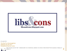 Tablet Screenshot of libsandcons.blogspot.com