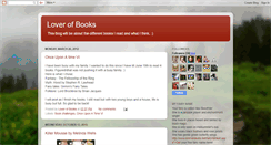 Desktop Screenshot of lvrofbooks.blogspot.com