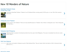 Tablet Screenshot of new10wonders.blogspot.com