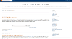 Desktop Screenshot of notearningmoneyonline.blogspot.com