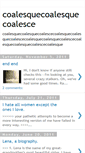 Mobile Screenshot of coalesque.blogspot.com