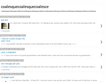 Tablet Screenshot of coalesque.blogspot.com