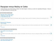 Tablet Screenshot of pacquiaoversusmosley.blogspot.com