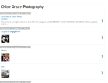 Tablet Screenshot of chloegracephotography.blogspot.com