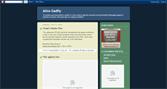 Desktop Screenshot of alicegadfly.blogspot.com