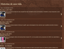 Tablet Screenshot of hystoriasdeunavida.blogspot.com