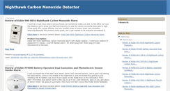 Desktop Screenshot of nighthawkcarbonmonoxidedetector.blogspot.com