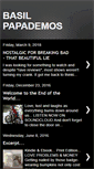 Mobile Screenshot of basilpapademoswriting.blogspot.com