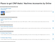 Tablet Screenshot of cpapmasksmachines.blogspot.com