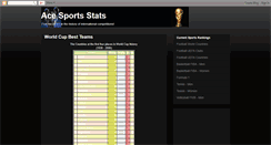 Desktop Screenshot of acesportstats.blogspot.com