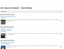 Tablet Screenshot of denieuweschakel.blogspot.com