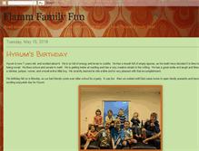 Tablet Screenshot of flammfamilyfun.blogspot.com