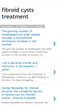 Mobile Screenshot of fibroidcyststreatment.blogspot.com