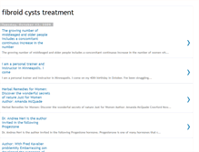 Tablet Screenshot of fibroidcyststreatment.blogspot.com