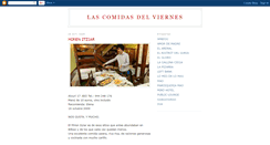 Desktop Screenshot of lascomidasdelviernes.blogspot.com