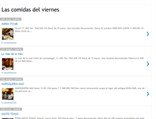 Tablet Screenshot of lascomidasdelviernes.blogspot.com