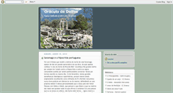 Desktop Screenshot of oraculodelfos.blogspot.com