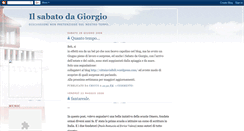 Desktop Screenshot of ilsabatodagiorgio.blogspot.com