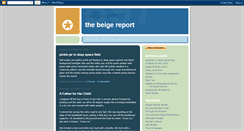 Desktop Screenshot of beigereport.blogspot.com