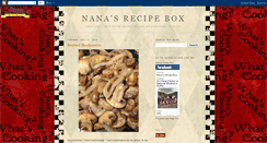 Desktop Screenshot of nanasrecipebox.blogspot.com