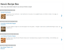 Tablet Screenshot of nanasrecipebox.blogspot.com