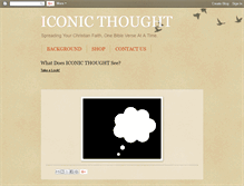 Tablet Screenshot of iconicthought.blogspot.com