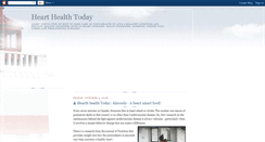Desktop Screenshot of heart-healthtoday.blogspot.com