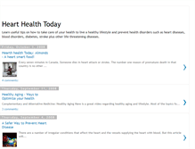 Tablet Screenshot of heart-healthtoday.blogspot.com