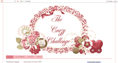 Desktop Screenshot of crazychallenge.blogspot.com