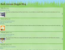 Tablet Screenshot of barkavenue.blogspot.com