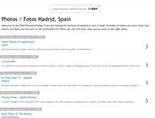 Tablet Screenshot of madrid-photos.blogspot.com