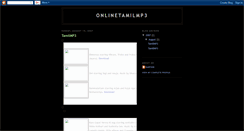 Desktop Screenshot of onlinetamilmp3.blogspot.com