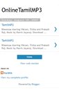 Mobile Screenshot of onlinetamilmp3.blogspot.com