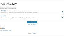 Tablet Screenshot of onlinetamilmp3.blogspot.com