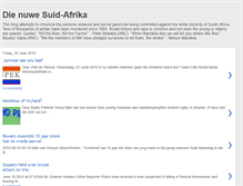 Tablet Screenshot of dienuwesuidafrika.blogspot.com