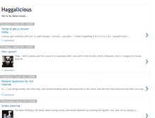 Tablet Screenshot of haggalicious.blogspot.com