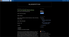 Desktop Screenshot of bloodfetish91.blogspot.com