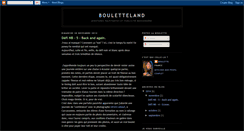 Desktop Screenshot of bouletteland.blogspot.com