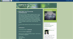 Desktop Screenshot of cookingupart.blogspot.com