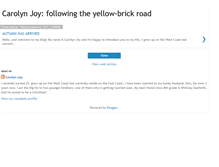 Tablet Screenshot of carolynjoy.blogspot.com