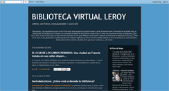 Desktop Screenshot of biblioleroy.blogspot.com