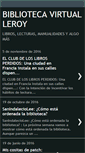 Mobile Screenshot of biblioleroy.blogspot.com
