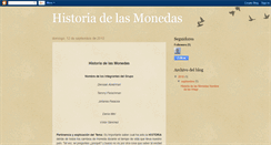 Desktop Screenshot of historiadelasmonedas.blogspot.com