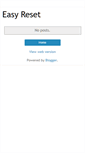 Mobile Screenshot of easy-reset.blogspot.com