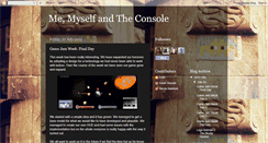 Desktop Screenshot of memyselfandtheconsole.blogspot.com