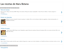 Tablet Screenshot of lasrecetasdemaru.blogspot.com