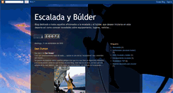 Desktop Screenshot of escaladaybulder.blogspot.com