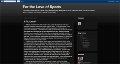 Desktop Screenshot of fortheloveofsports14.blogspot.com