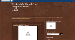 Desktop Screenshot of findhannahsmith.blogspot.com